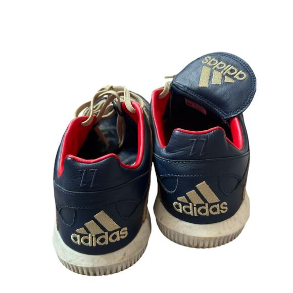 Adidas Predator Accelerator Zidane Indoor Trainer Navy Gold 10.5